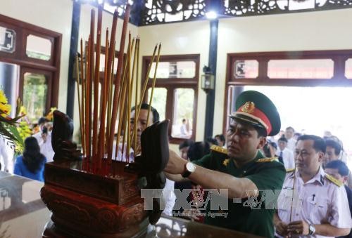 Late President Ton Duc Thang’s 128th birth anniversary marked  - ảnh 1